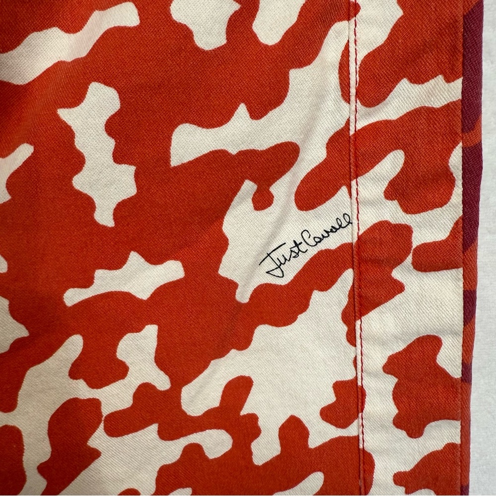 Roberto Cavalli Vibrant Red and White Skinny Jeans - Picture 10 of 16